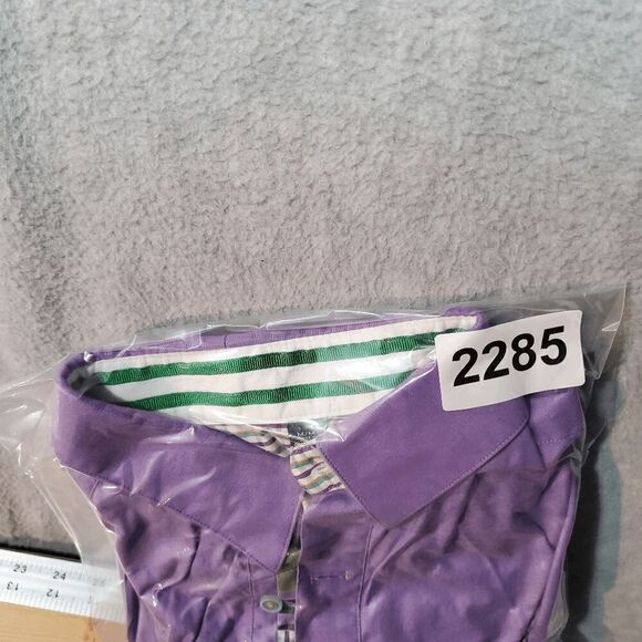 Robert Graham Shirt Mens Medium Purple Nicholson Classic Flip Cuff BOP Button Up - Picture 11 of 12